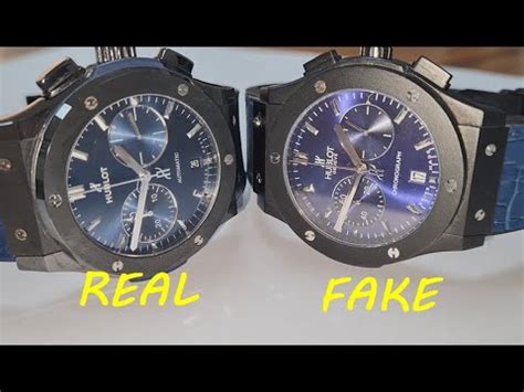 hublot chronograph real vs fake|is hublot real or real.